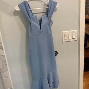 Beautiful blue asos cocktail dress size 4